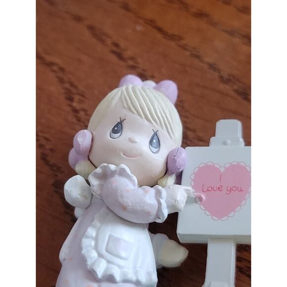 Vintage Precious Moments Resin Plastic Holidays Sculptures Figurines Lot of 4 - Picture 12 of 16